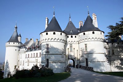 Castelo Chaumont-sur-Loire, França Chateau Vale do Loire