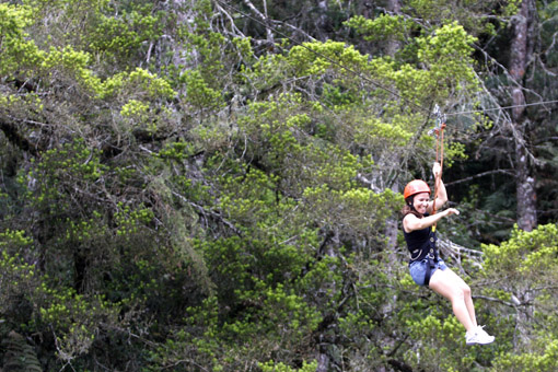 HORTO FLORESTAL CAMPOS DE JORDAO tirolesa