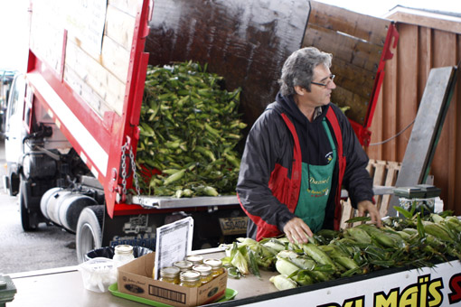 PRODUTOR DE MILHO JEAN-TALON MARKET EM MONTREAL