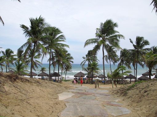 Estrutura de praia do Gran Palladium