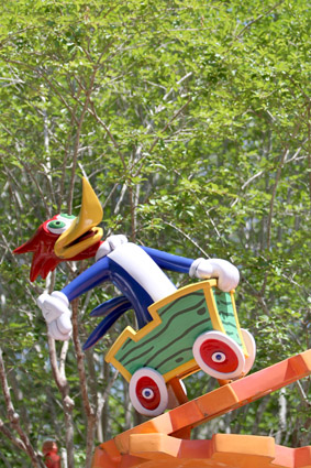 PICA PAU NO UNIVERSAL STUDIOS