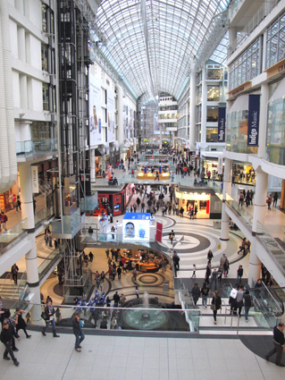 Eaton Centre Shopping Toronto