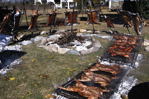 Churrasco argentino na House of Jasmines em Salta
