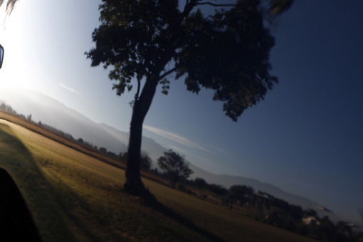 REFLEXO DE PAISAGEM NA RANGER ARGENTINA