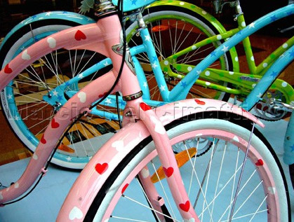 Bicicletas coloridas