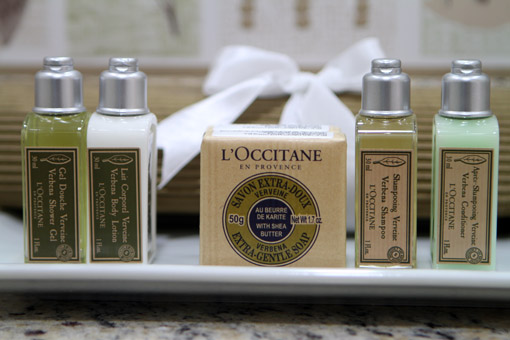 Infinity Blue Resort em Balneário Camboriú Amenities L`Occitane