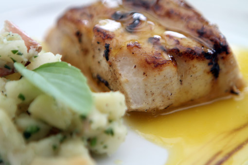 Infinity Blue Resort em Balneário Camboriú Peixe grelhado