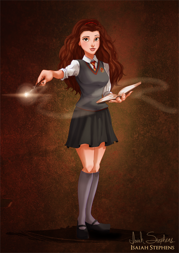 Bela como Hermione