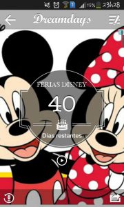 App ajuda na contagem regressiva para a viagem a Disney app disney contagem regressiva