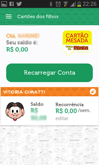 Mesada, uma forma de educação financeira para as crianças cartao mesada app
