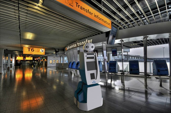Robô Spencer vai trabalhar no aeroporto de Schiphol