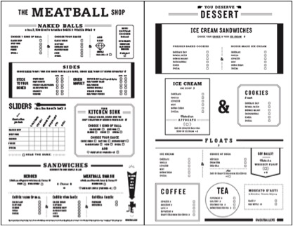 menu meatball