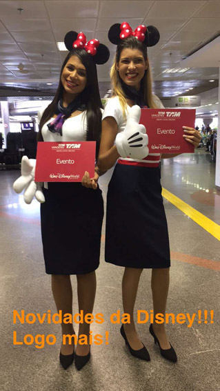 Avião temático da Disney fará voo de Brasília direto para Orlando Aviao tematico disney