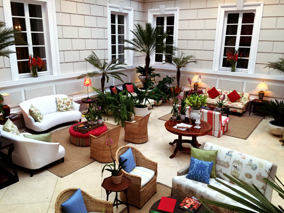 Casa Gangotena jardim de inverno