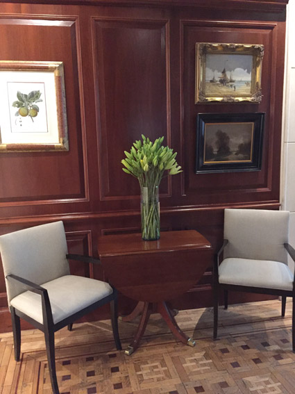 Casa Gangotena jardim de inverno