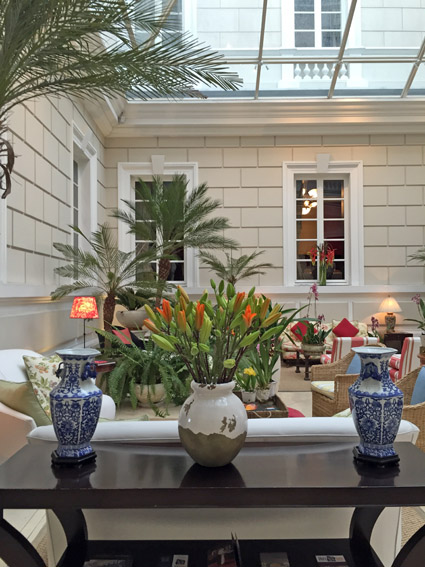 Casa Gangotena jardim de inverno