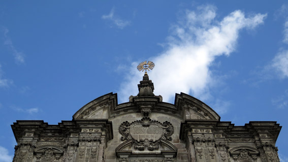 Centro Historico cupula igreja Quito