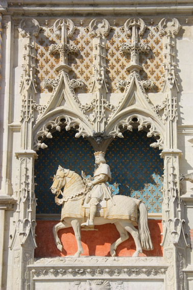 Château Royal de Blois - Statue équestre - © D. Lépissier