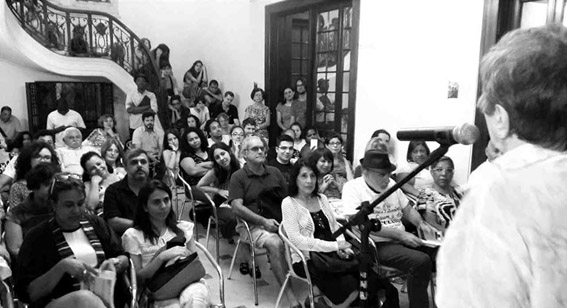 sarau a pleno pulmoes