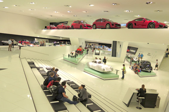 Galeria do Museu Porsche Stuttgart