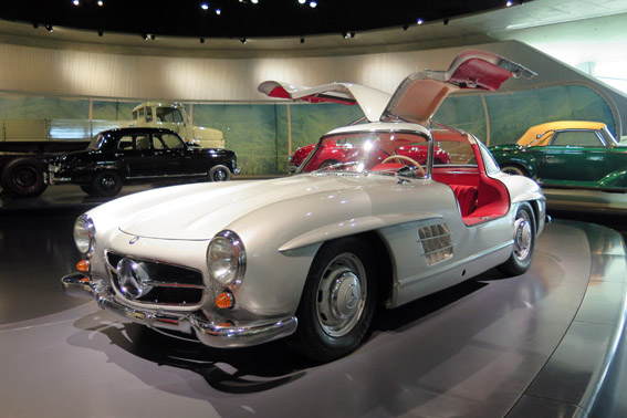 Mercedes classico no Museu Mercedes em Stuttgart