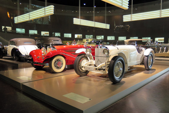 Mercedes classico no Museu Mercedes em Stuttgart