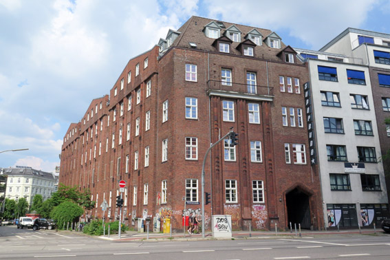 Fachada do Superbude St. Pauli Hamburgo