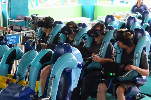 Kraken Unleashed montanha-russa de realidade virtual do Sea World