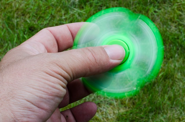 fidget spinner verde