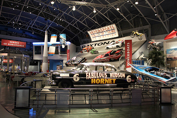 Hudson Hornet original no museu do Autódrmo