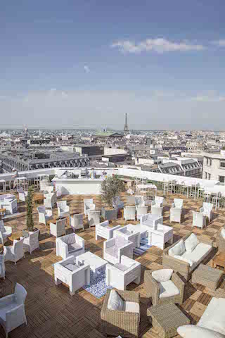Galeries Lafayette inaugura bar e restaurante no Rooftop Galeries Lafayette