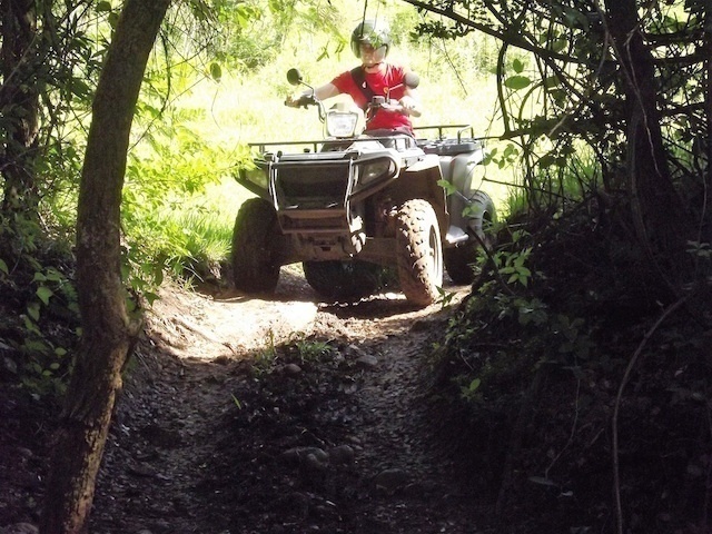 Turismo de aventura em Brotas - trilha de quadriciclo