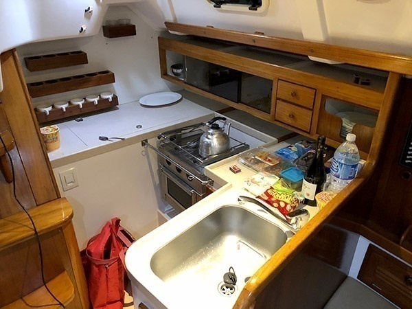 Cozinha do veleiro