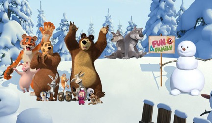 Floresta Masha e o Urso by Fun4Family