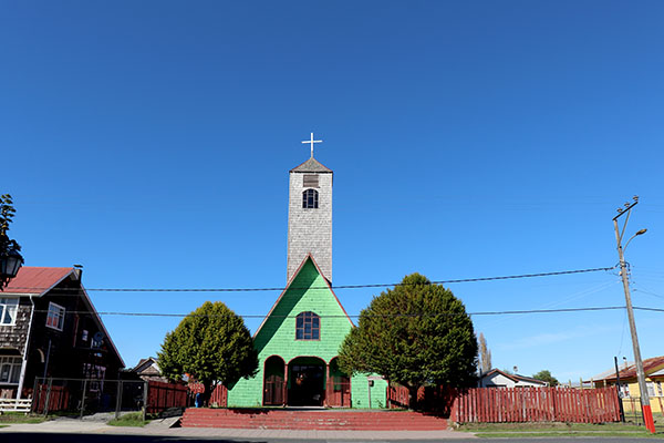 Igreja Chiloe verde