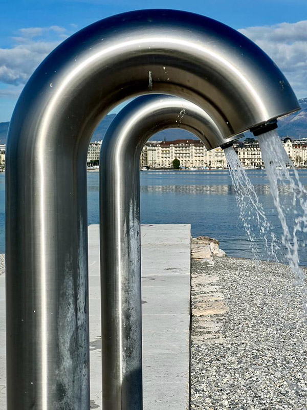 Primavera em Genebra, como se inspirar com as cores da cidade. Fotografe muito! Genebra chuveiro