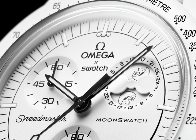 Relógio com fases da Lua do Snoopy